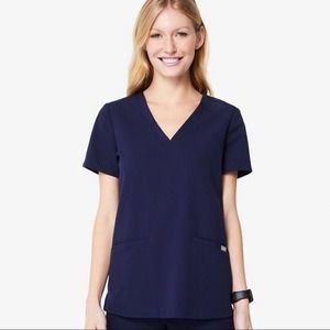 Figs Women's Navy Blue Top